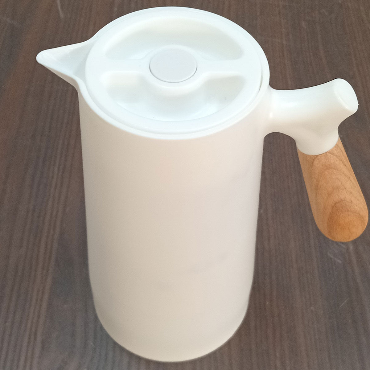 Garrafa Térmica Norden Ampola 1L Plástico Branco à Prova de Vazamentos