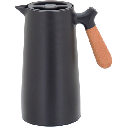 Garrafa Térmica Norden Ampola 1L Plástico Preto 25x13x13cm