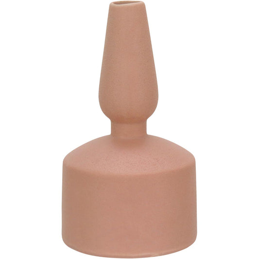 Vaso Cerâmico Rosê Galact 18x10cm para Decoração de Ambiente