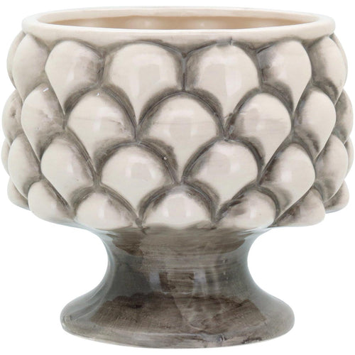 Cachepô de Cerâmica Creme 15x15cm para Plantas - Elegante e Durável