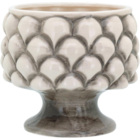 Cachepô de Cerâmica Creme 15x15cm para Plantas - Elegante e Durável