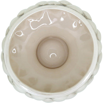 Cachepô de Cerâmica Creme 15x15cm para Plantas - Elegante e Durável