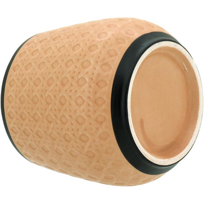 Cachepô de Cerâmica Bege 13x13cm para Plantas - Estilo e Durabilidade