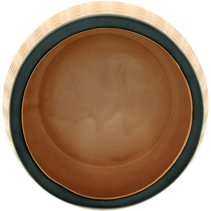 Cachepô de Cerâmica Bege 13x13cm para Plantas - Estilo e Durabilidade