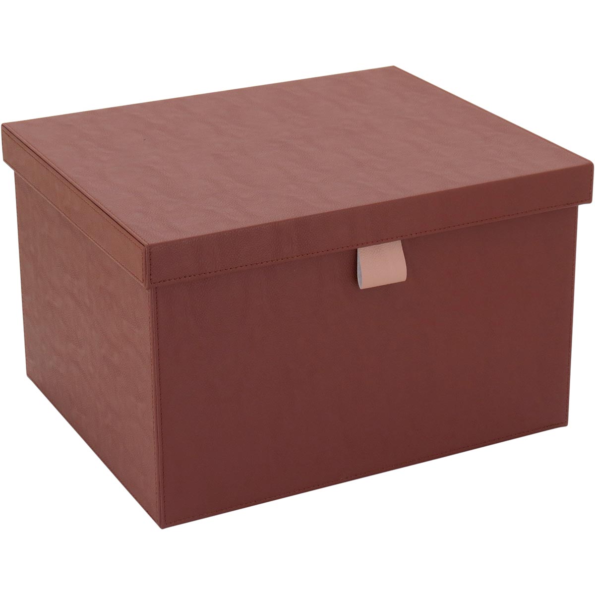 Conjunto de Caixas Organizadoras Home&Co Sintético Marrom 2 Peças