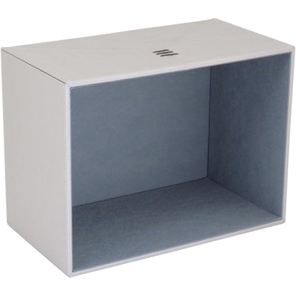 Caixa Organizadora Home&Co Jupter Sintético Cinza 2 Peças 40,8x31,2 cm