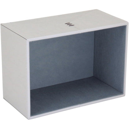 Caixa Organizadora Home&Co Jupter Sintético Cinza 2 Peças 40,8x31,2 cm