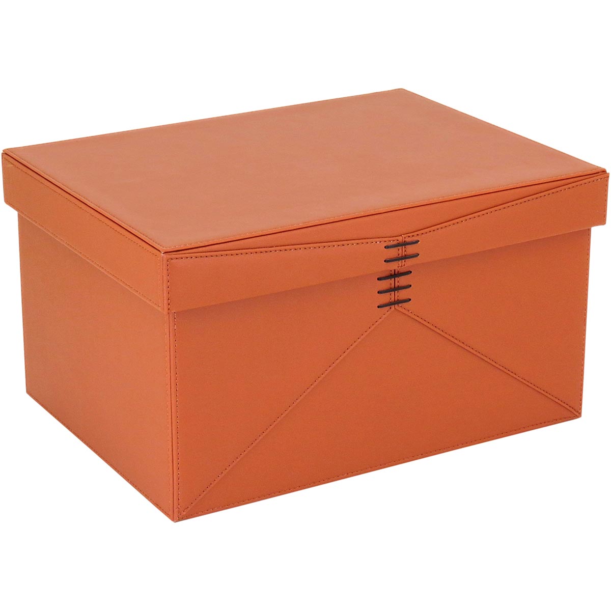 Caixa Organizadora Sintética Marrom Home&Co Júpter 2 Peças