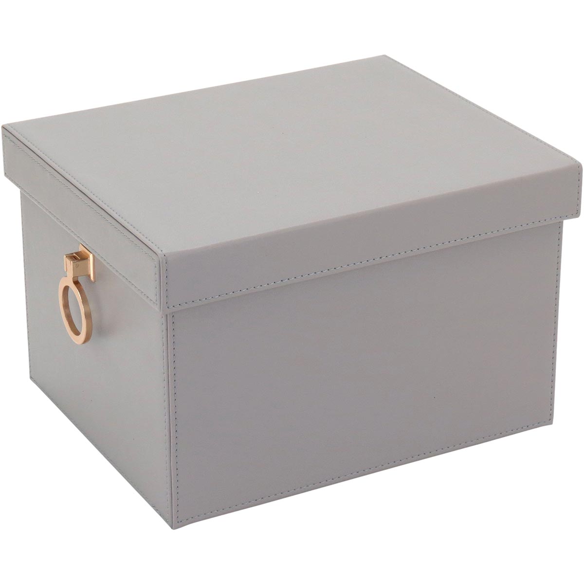 Caixa Organizadora Sintética Cinza Home&Co 2 Peças para Casa