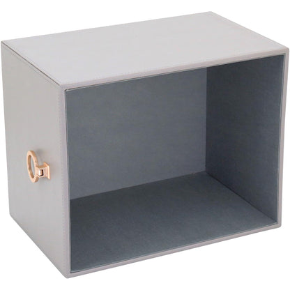 Caixa Organizadora Sintética Cinza Home&Co 2 Peças para Casa