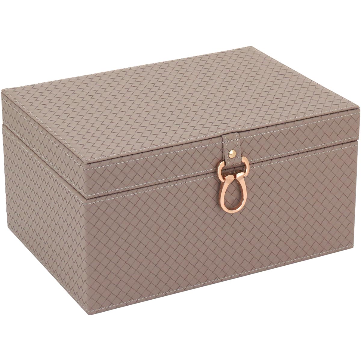 Caixa Organizadora Home&Co Uranus 2 Peças Sintético Bege MDF