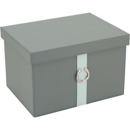 Conjunto de Caixas Organizadoras Home&Co Sintético Verde - 2 Peças