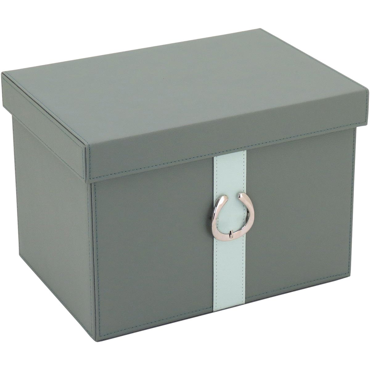 Conjunto de Caixas Organizadoras Home&Co Sintético Verde - 2 Peças