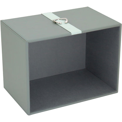 Conjunto de Caixas Organizadoras Home&Co Sintético Verde - 2 Peças