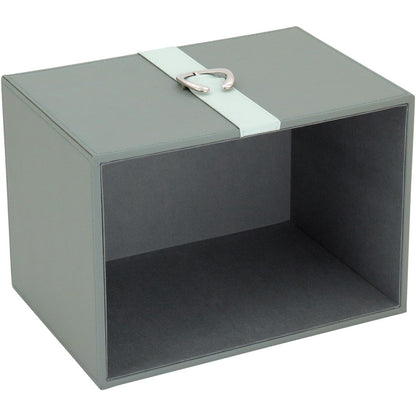 Conjunto de Caixas Organizadoras Home&Co Sintético Verde - 2 Peças