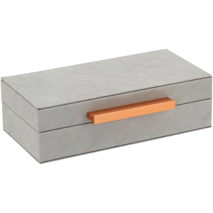 Conjunto de Caixas Organizadoras Home&Co MDF Cinza 3 Peças