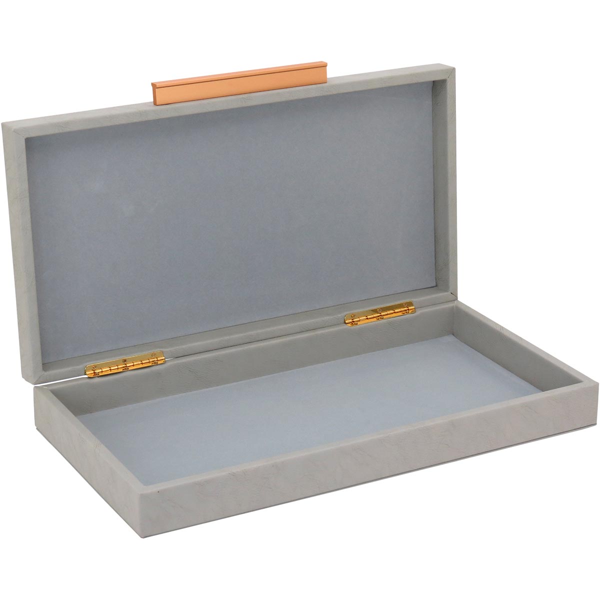 Conjunto de Caixas Organizadoras Home&Co MDF Cinza 3 Peças