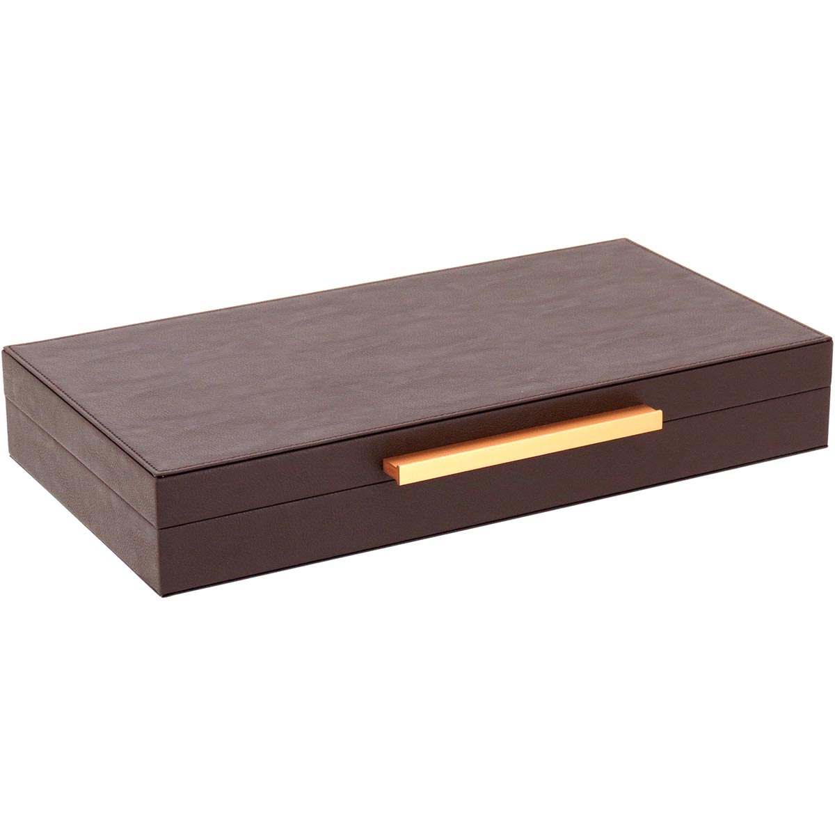 Jogo de 3 Caixas Organizadoras Home&Co Sintético Marrom  - MDF