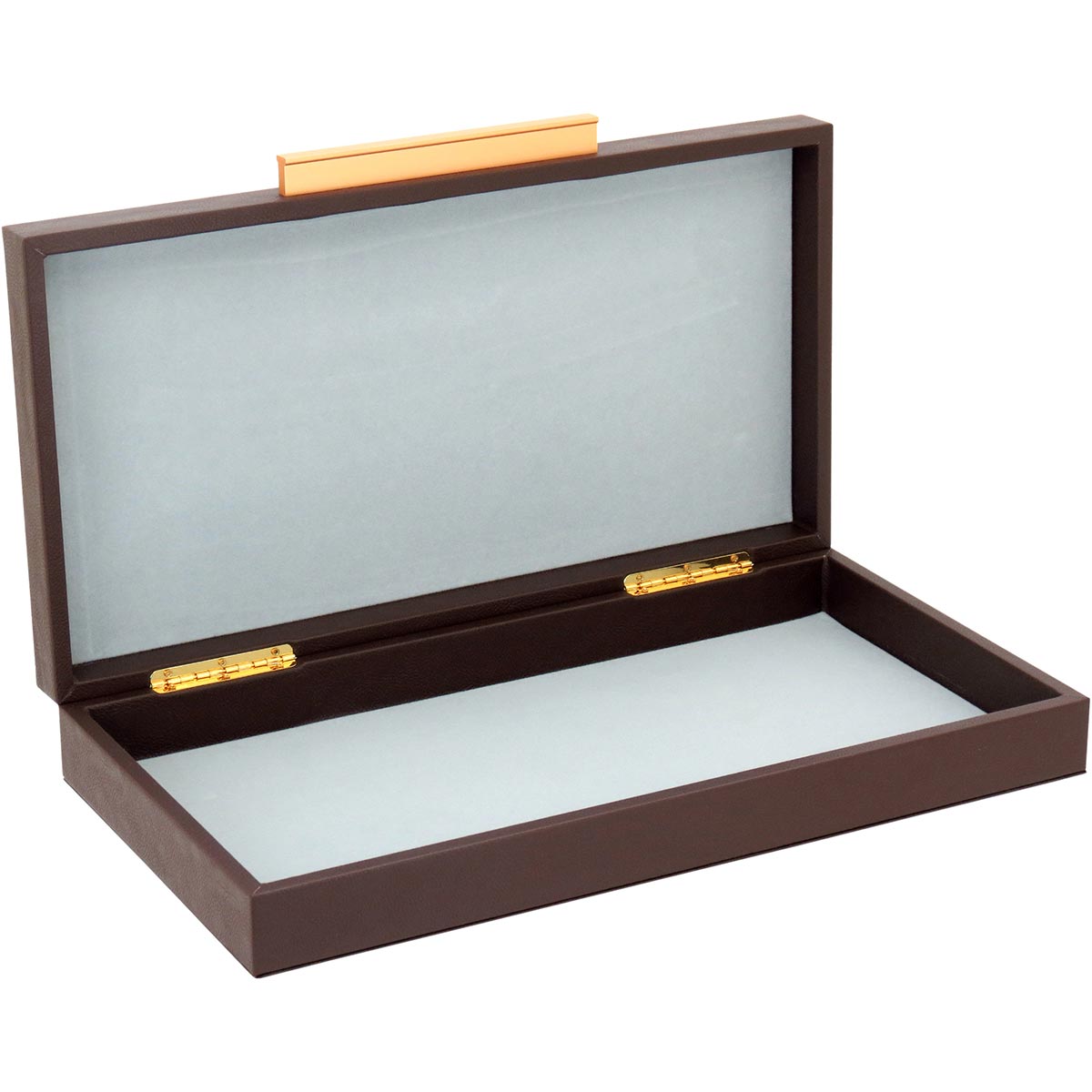 Jogo de 3 Caixas Organizadoras Home&Co Sintético Marrom  - MDF