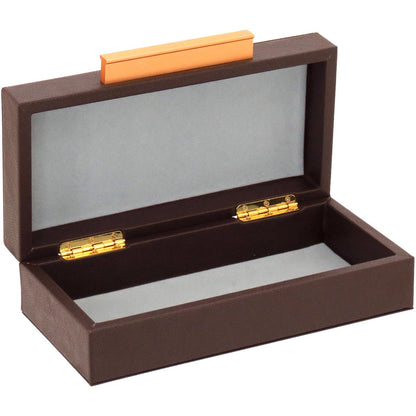 Jogo de 3 Caixas Organizadoras Home&Co Sintético Marrom  - MDF