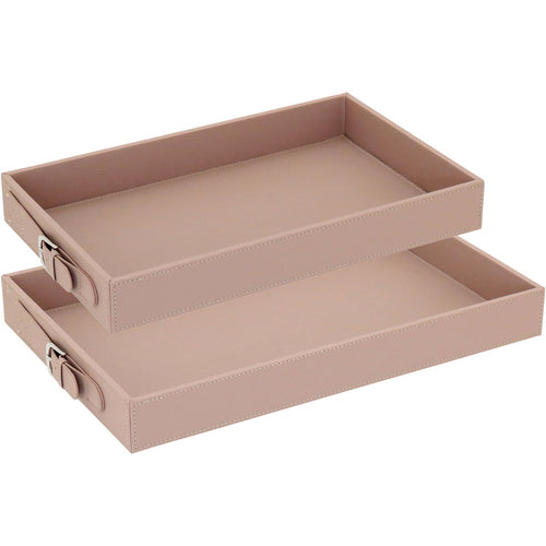 Bandeja Decorativa Sintética Rosê Home&Co - 43,2x28,1 cm