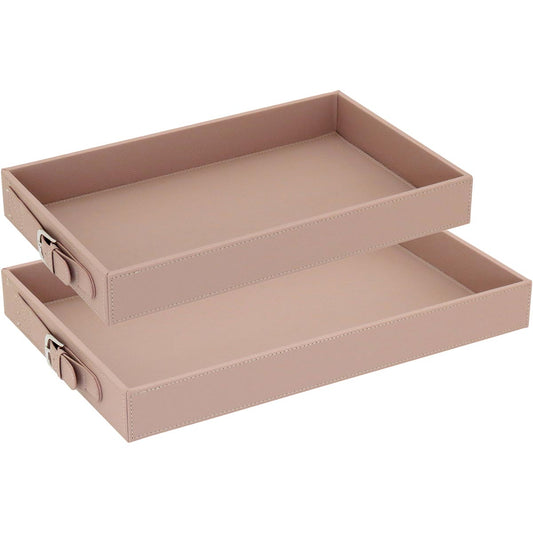 Bandeja Decorativa Sintética Rosê Home&Co - 43,2x28,1 cm