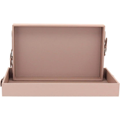 Bandeja Decorativa Sintética Rosê Home&Co - 43,2x28,1 cm