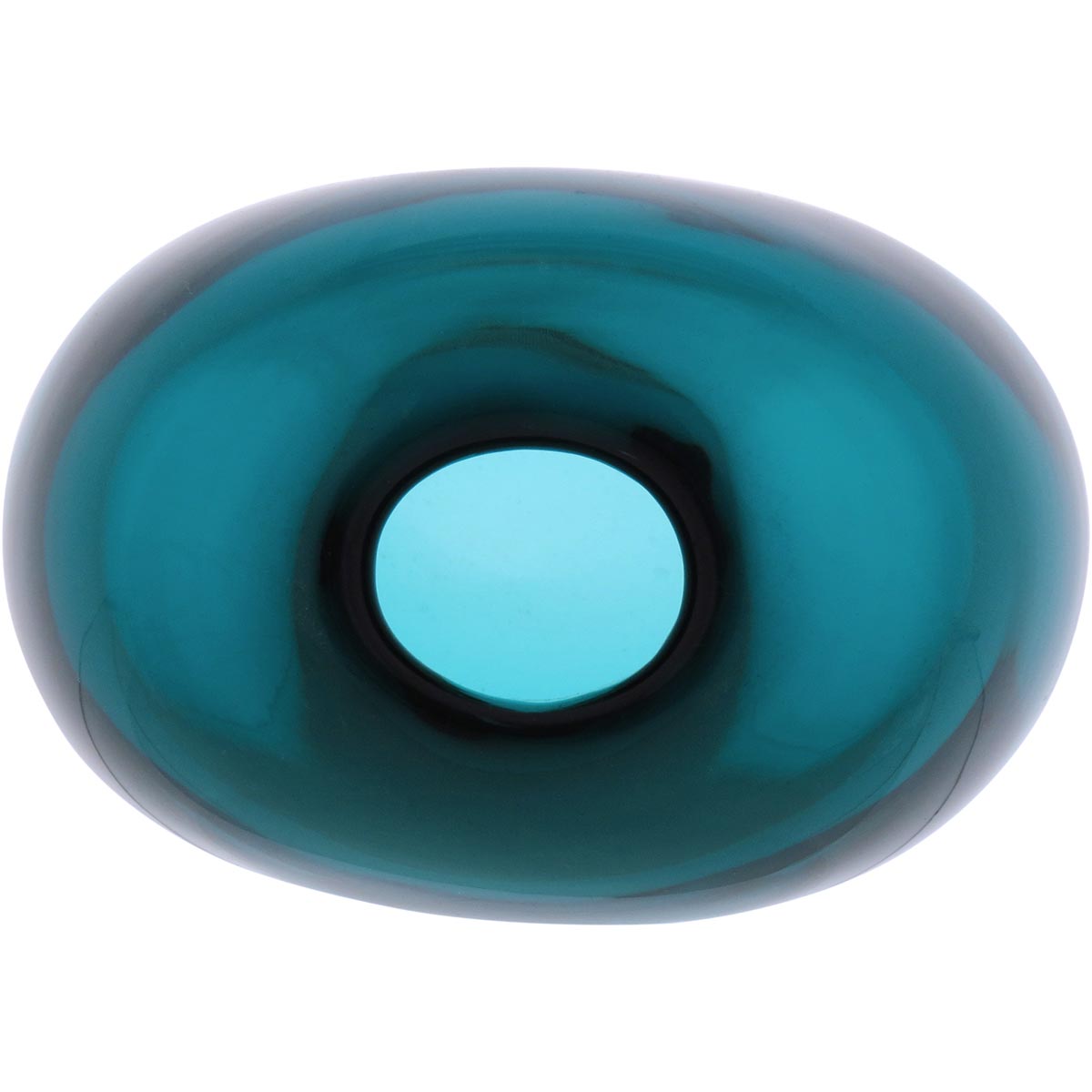 Vaso Vidro 14x14x10cm Azul