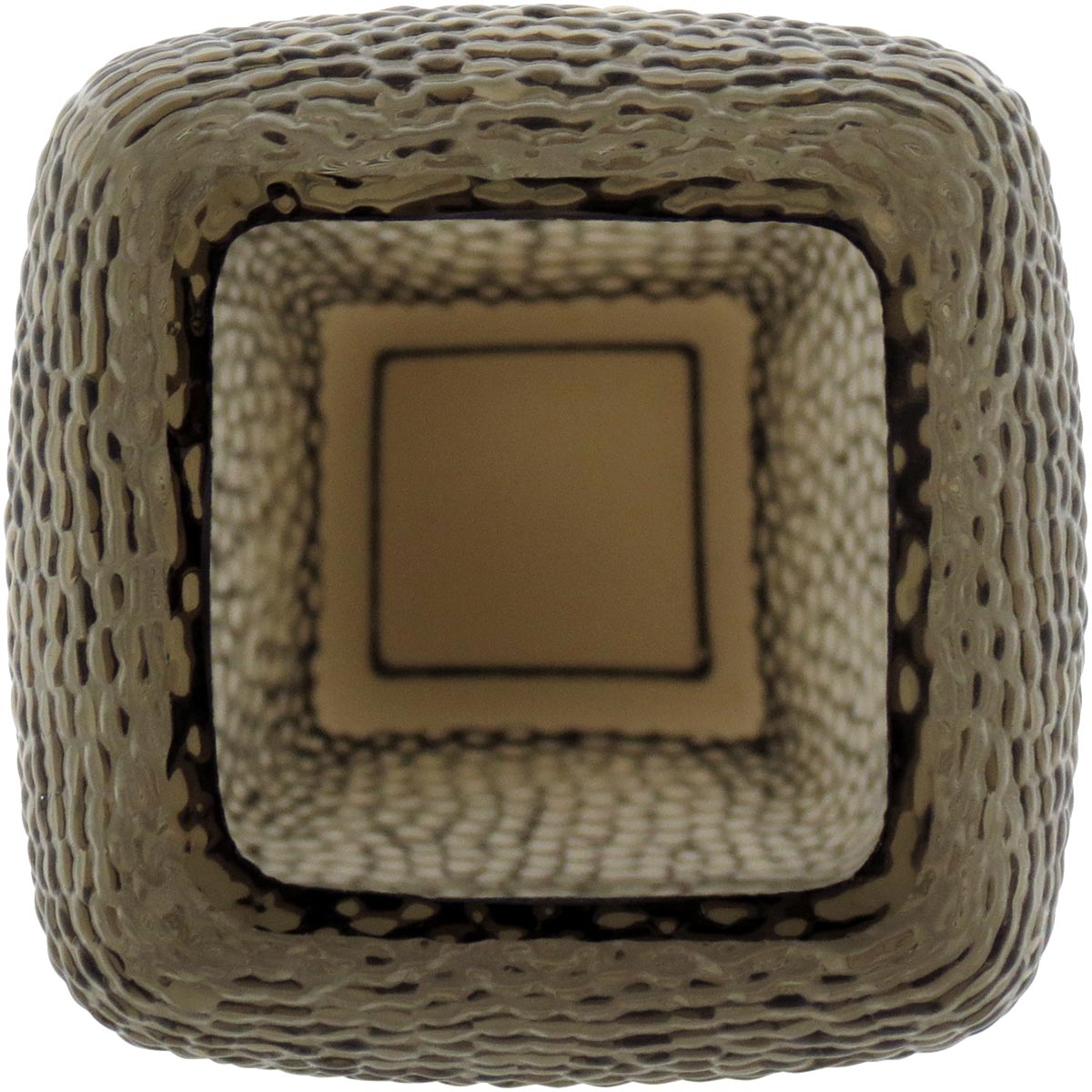 Vaso Vidro 25x8x8cm Cinza