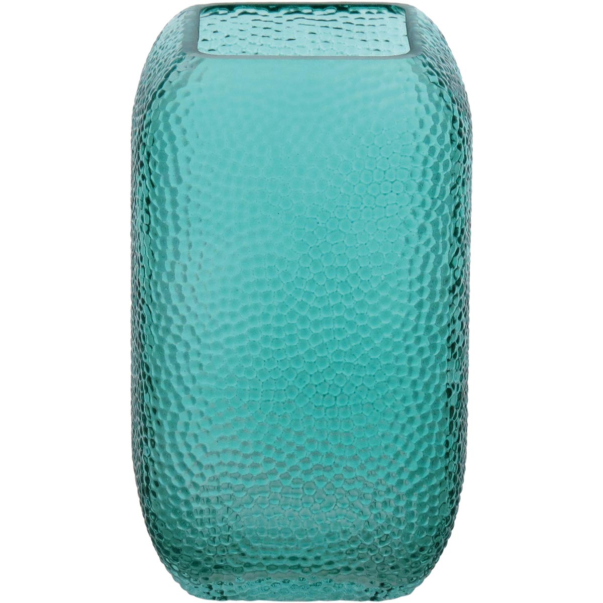 Vaso Vidro 20x12x12cm Azul