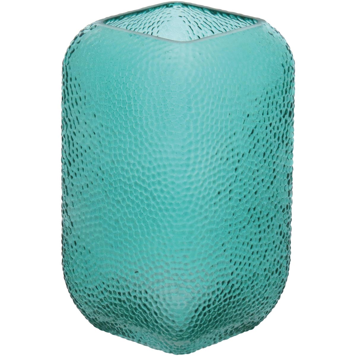 Vaso Vidro 20x12x12cm Azul
