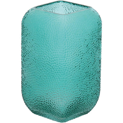Vaso Vidro 20x12x12cm Azul