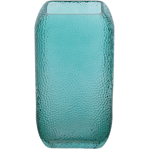 Vaso Vidro 25x14x14cm Azul