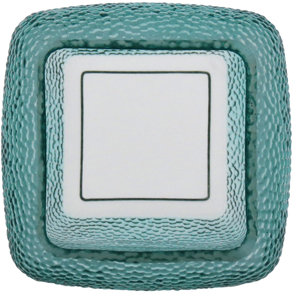 Vaso Vidro 25x14x14cm Azul