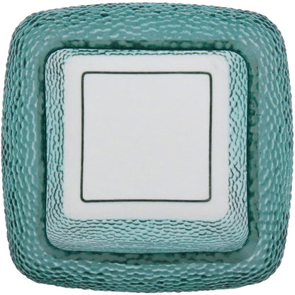 Vaso Vidro 25x14x14cm Azul