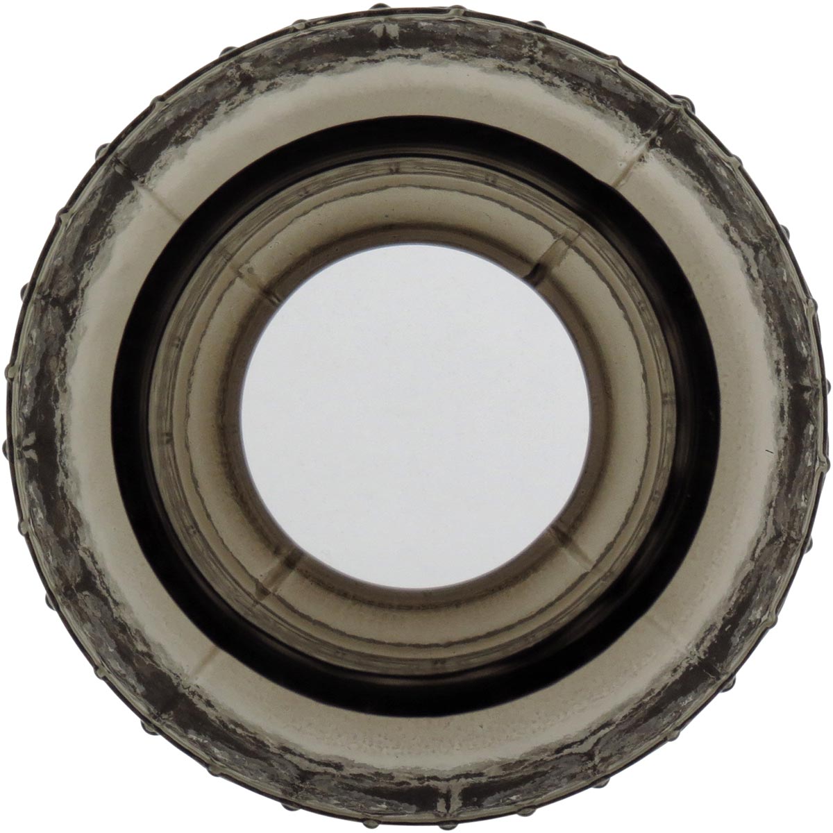 Vaso Vidro 22x16x16cm Cinza