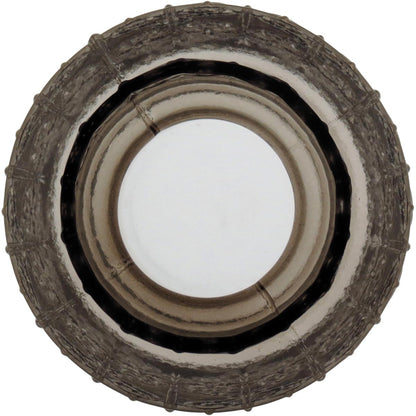 Vaso Vidro 31x16x16cm Cinza