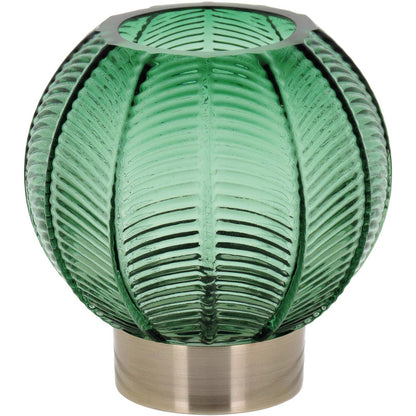 Vaso Vidro 16x15x15cm Verde