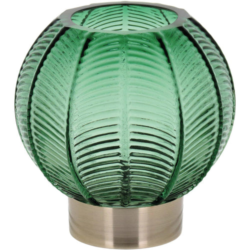 Vaso Vidro 16x15x15cm Verde