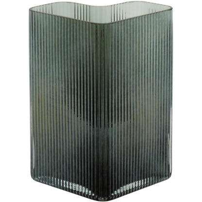 Vaso Vidro 24x15x15cm Verde