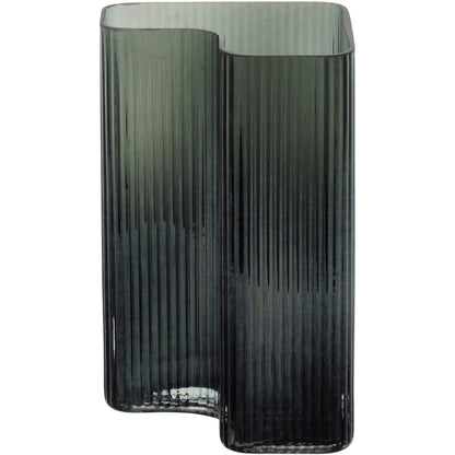 Vaso Vidro 24x15x15cm Verde