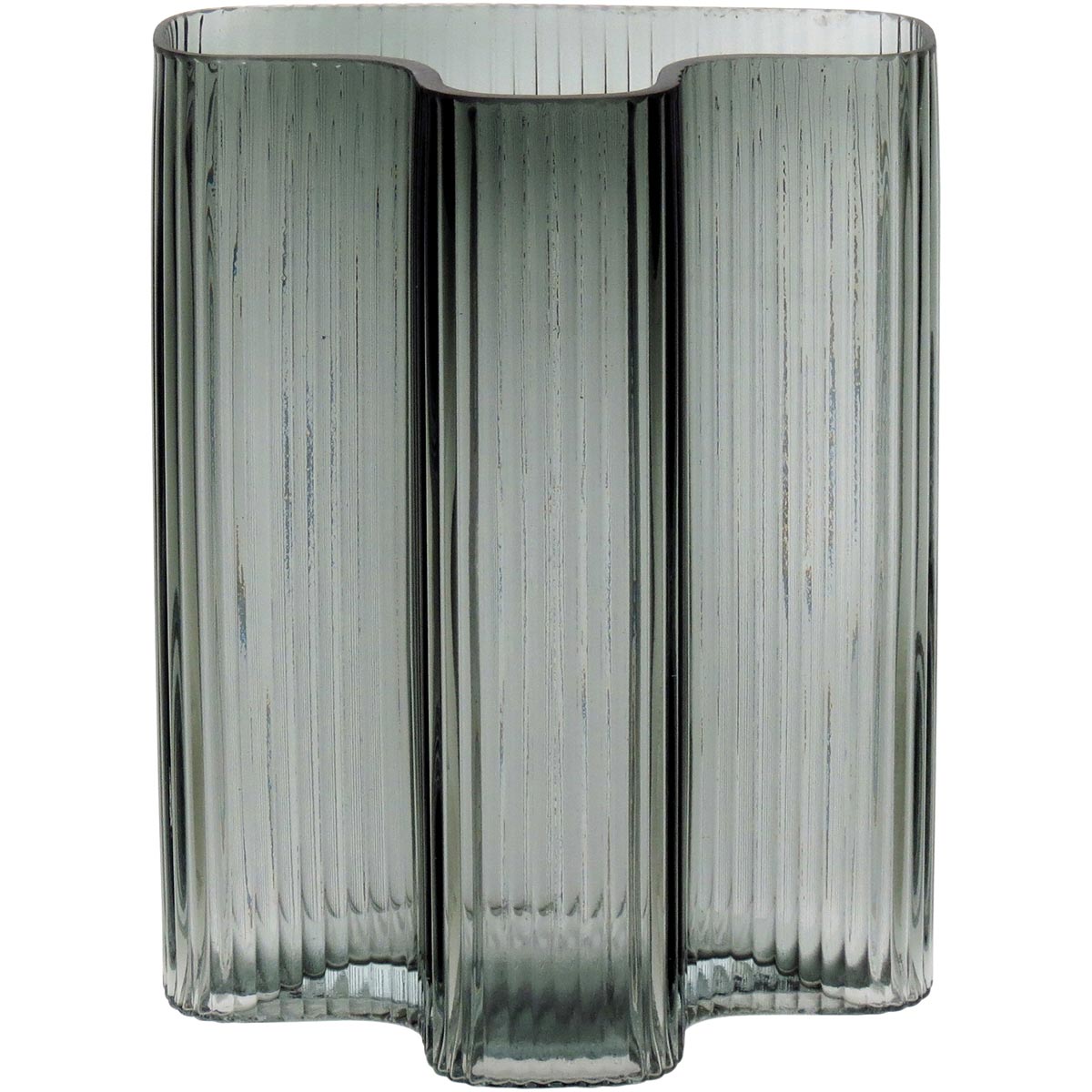 Vaso Vidro 25x19x12cm Verde