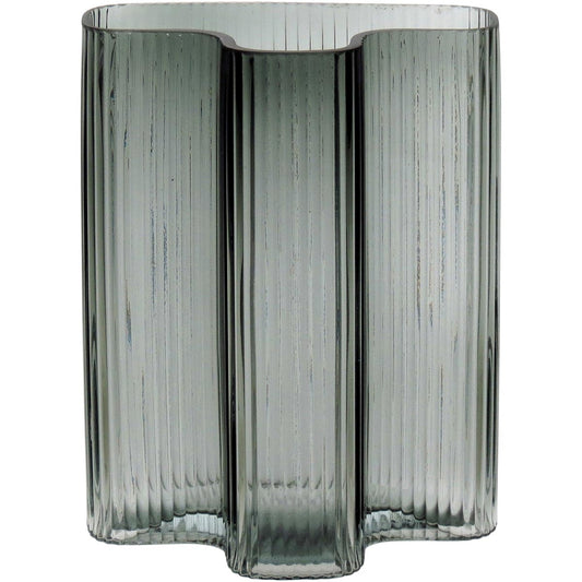 Vaso Vidro 25x19x12cm Verde