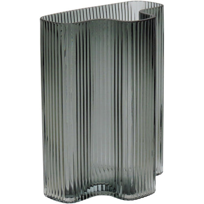 Vaso Vidro 25x19x12cm Verde