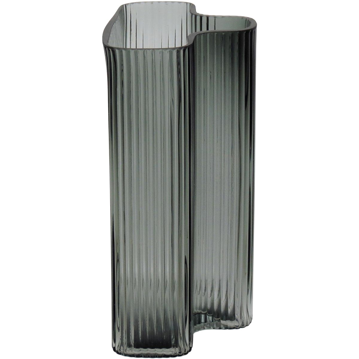 Vaso Vidro 25x19x12cm Verde