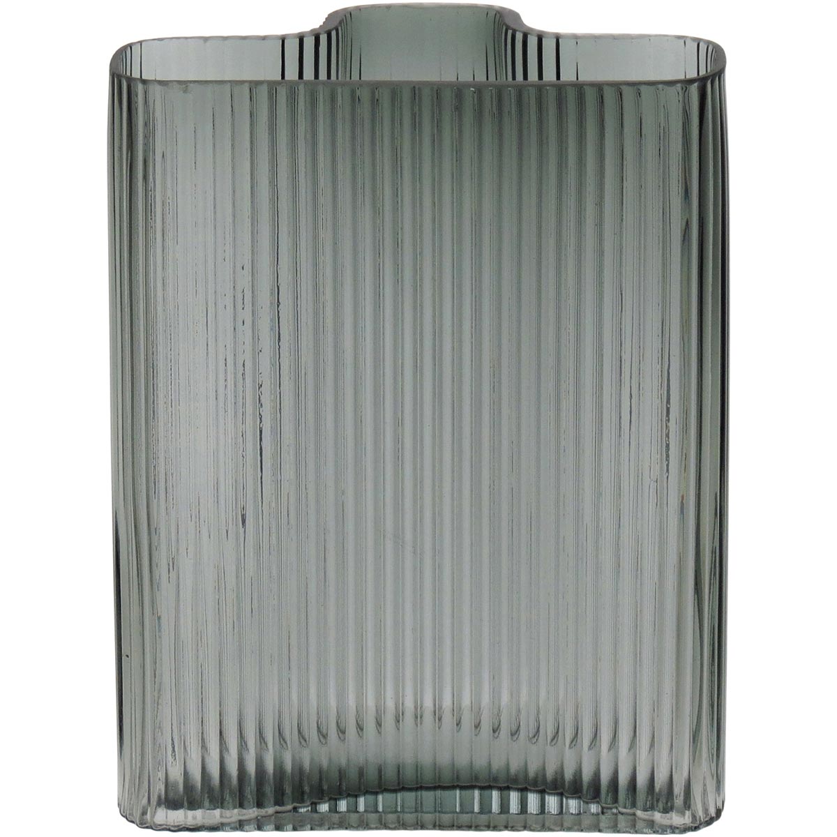 Vaso Vidro 25x19x12cm Verde