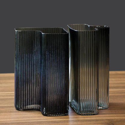 Vaso Vidro 25x19x12cm Verde