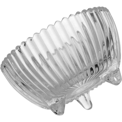 Potiche Minie de Vidro Transparente 11x9x9cm para Doces e Decoração