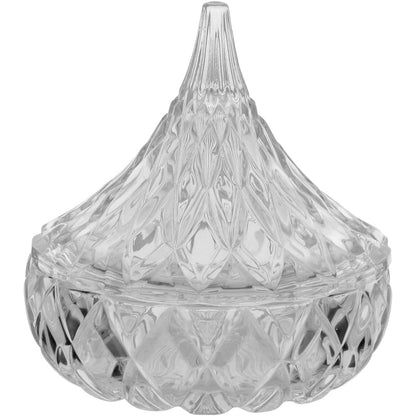 Potiche de Vidro Transparente 12,8cm - Bomboniere Decorativa