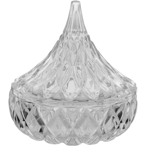 Potiche de Vidro Transparente 12,8cm - Bomboniere Decorativa